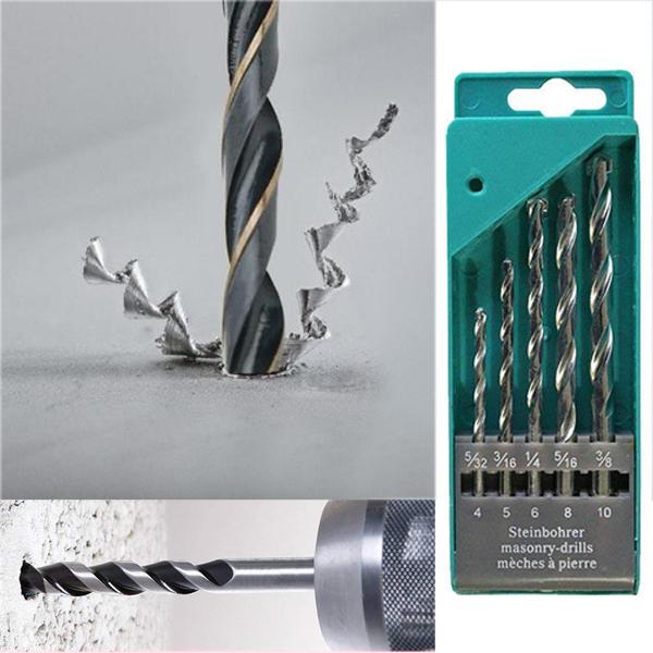 0416 Metal Drill Bit Set (Multicolor, 5-Piece) - SkyShopy 0416 Metal Drill Bit Set (Multicolor, 5-Piece) - SkyShopy